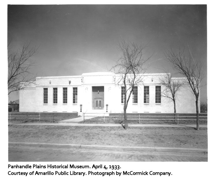 Panhandle Historical Museum in 1933