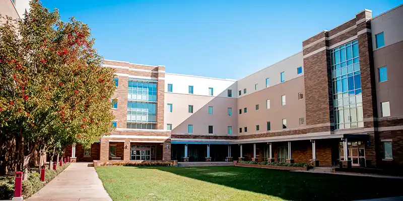WT Founder's Hall Courtyard