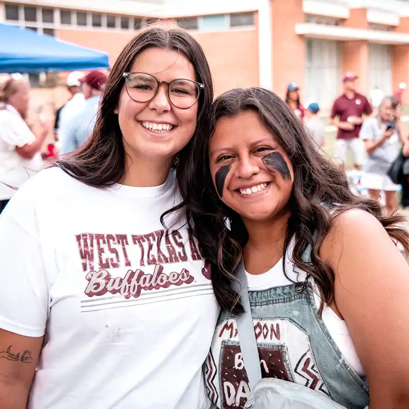 WT Students at Tailgate