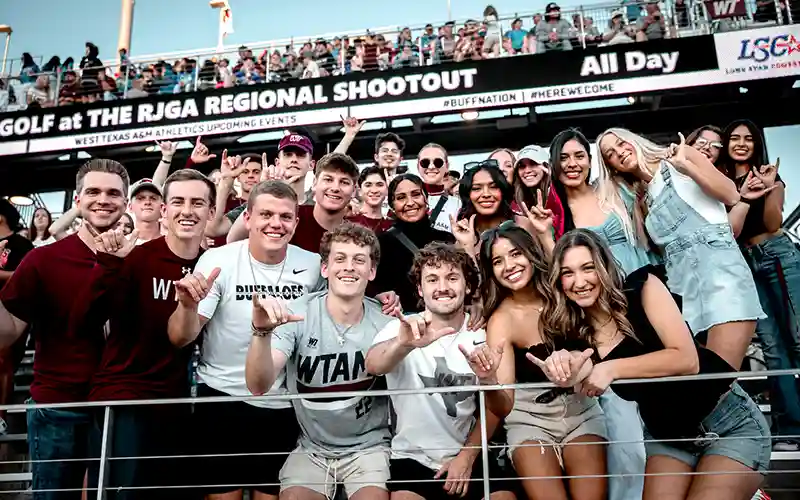 Students on Game Day