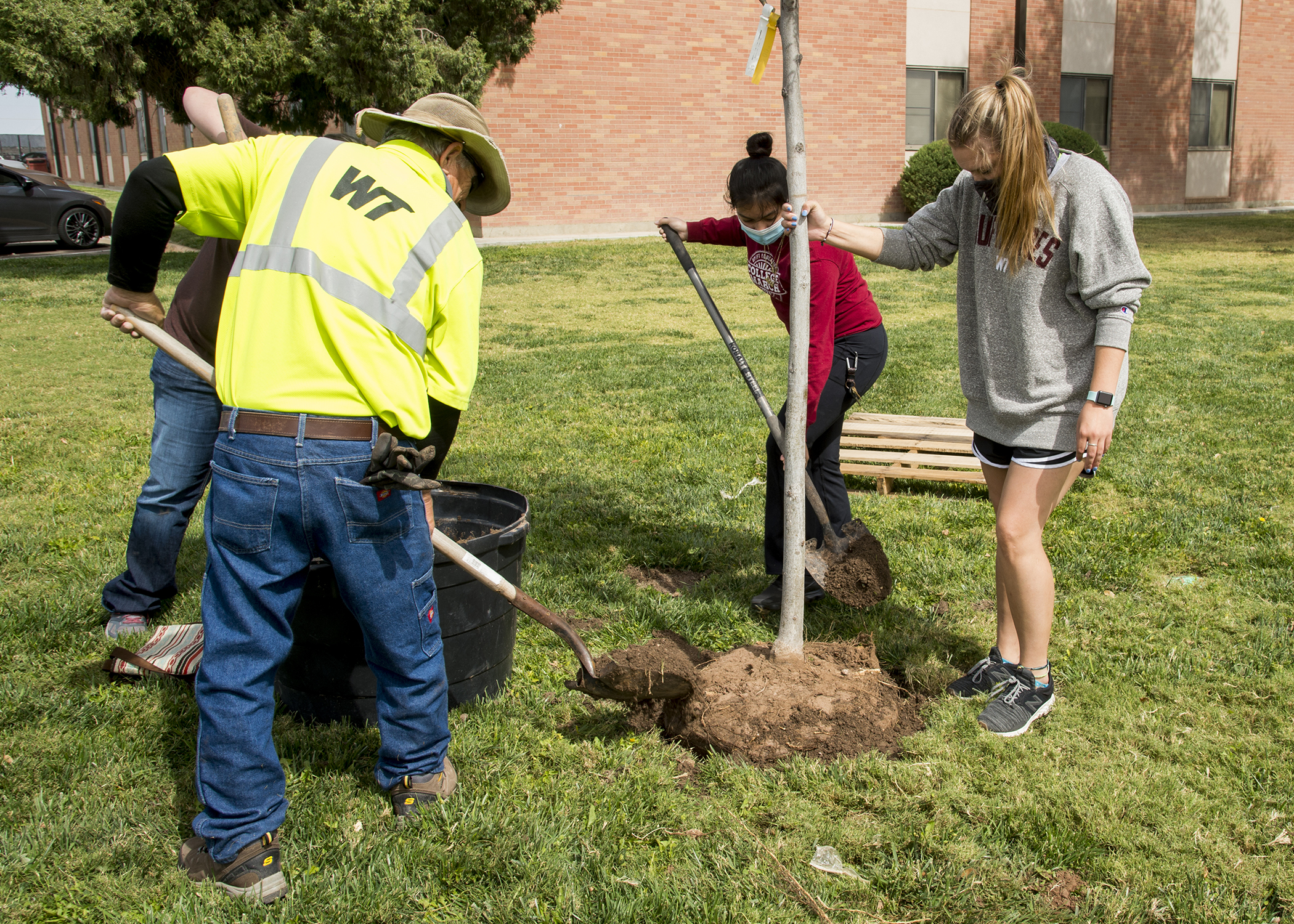 Arbor Day Celebrated at WT with Planting of New Trees WTAMU