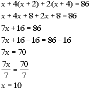 Inconsistent Equation Examples