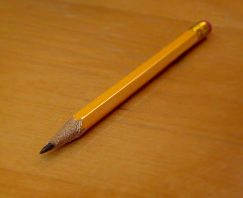 led in a pencil