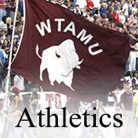 WTAMU flag at football game