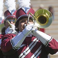 Band photos at athletic events