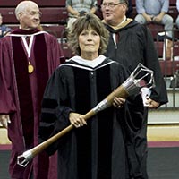 photographs of the Banner, Mace and Gonfalons